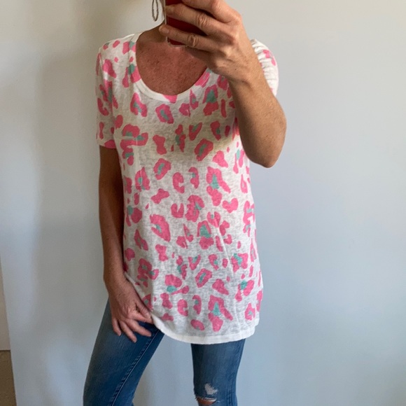 Pink & White Spotted Tunic Top - Picture 2 of 7